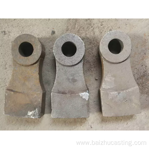 manganese steel mining machine part crusher hammer head